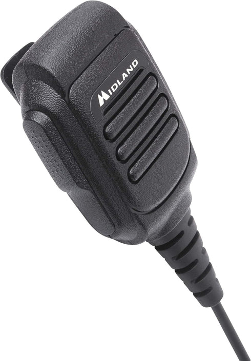 Midland AVPH10 Handheld Two-Way Radios - Shoulder Speaker Mic for GMRS - Compatible with GXT1000VP4 & all Midland Radios