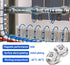 18lbs (16mm, Count, 30) Magnetic Cable Zip Tie Base, Heavy Duty Vertical Tension, Multipurpose Wire Clips Management