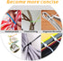 BOROLA Colorful Cable Zip Ties, 100 Packs Self Locking Wire Ties for Home, Office, Garage (Pink, 8 Inch)