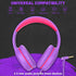 U2 Wired Headphones for Kids Girls - Lightweight Foldable for School, Airplane, Compatible with PC, Laptop, Tablet,