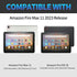 Keyboard Case for Kindle Fire Max 11 (13th Gen, 2023) with Detachable Wireless Bluetooth Keyboard, Black Girl
