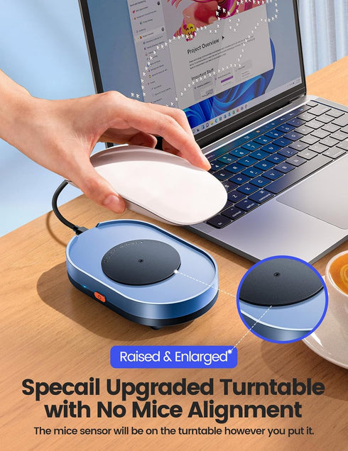 Vaydeer Undetectable Mouse Mover, M4 Mouse Jiggler Device with ON/Off Switch for Computer Awakening, Gift Ideal