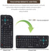 Gugxiom 2.4G Wireless Touchpad Keyboard, USB2.0 Mini Wireless Keyboard with 69 Backlight Keys and Touch Pad