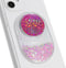On The Grip Glitter Quicksand Phone Grip Oval MagSafe Compatible, Sparkling Liquid Design, Slim and