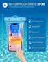 Waterproof Phone Pouch Floating, Waterproof Phone Case with Lanyard for iPhone 15 14 13 12 Pro Max XS Samsung, IPX8