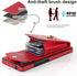 Asuwish Wallet Case for Samsung Galaxy A71 5G with Tempered Glass Screen Protector, RFID Blocking, Ring Stand, Credit