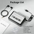 Gxyamen Cassette Cassette MP3 Tape Player Recorder, to Converter with Software, Compatible with Laptops and Personal