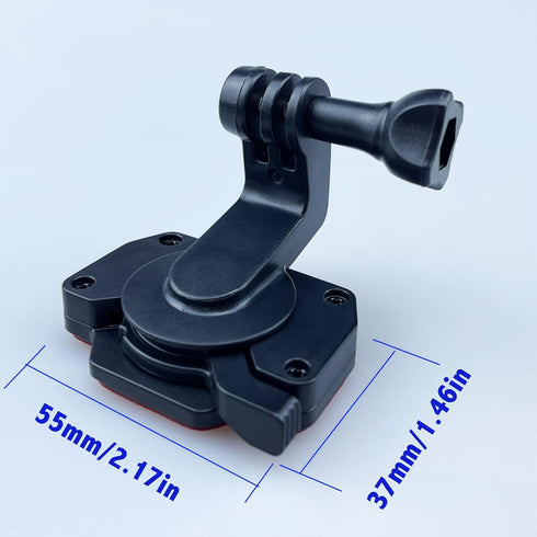 ThtRht 360 Action Camera Helmet Mount Holder Universal Self-Adhesive Sticky Mounts for Gopro Hero DJI Osmo Insta Sjcam