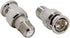 F to BNC Connector, 2-Pack BNC Male to F Female Coax Adapter 75 Ohm, RG6, RG59 Connector for Scanner and Camera, Cannot Be Used on TVS, Antennas or Computers