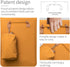 Waterproof 13 Inch Laptop Sleeve Case, PU Fabric Cover Bag for 2020 MacBook Pro, MacBook Air, Surface Laptop, Dell XPS,
