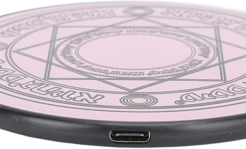 20W Charging Pad with Breathing Light Effect, Sakura Desktop Fast Charging Power for Phones Tablets Headphones