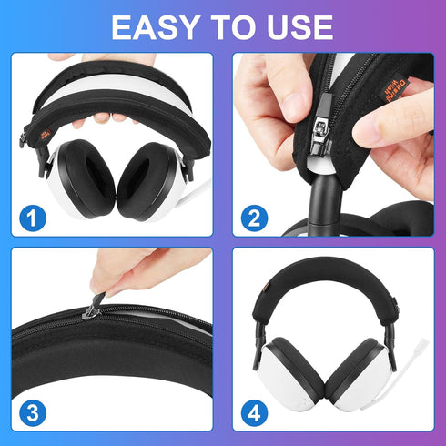 Desing Wish INZONE H9 Headband Cover, Compatible with Sony INZONE H3/H5/H7/H9 Headphones, Thicker Sports Fabric