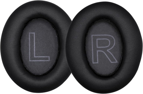 Replacement Ear Pads for Anker Soundcore Life Q20/Q20BT/Q20+ Headphones, Soft Memory Foam and Protein Leather (Black)