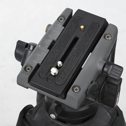 Vin Beauty P200 1/4" 3/8" Tripod Quick Release Plate, Quick Release Plate Camera for Tripod, Universal Aluminum Alloy