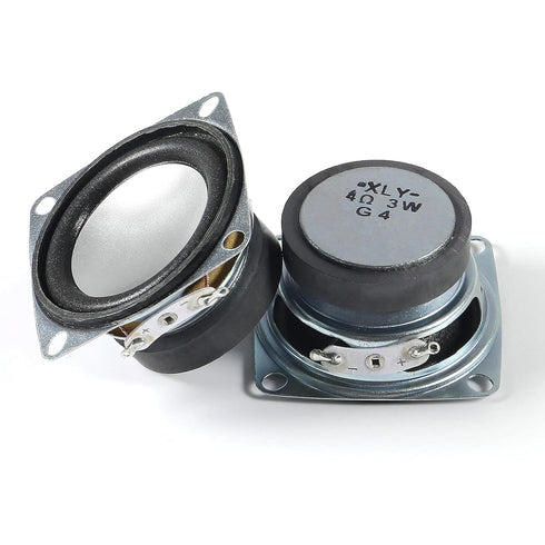 2PCS 2" 4Ohm 3W Full Range Audio Stereo Speaker, 2PCS 3Wx2 DC 5V Class D Amplifier Module