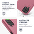 kwmobile Case for Samsung Galaxy A12 - Soft Slim Protective TPU Silicone Cover - Dark Rose