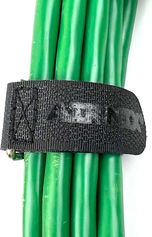 20x 6" x .75" Hook and Loop Nylon Cinch Straps, Reusable Fastening, Cable Straps