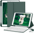 iPad 9th/8th/7th Generation (2021/2020/2019) 10.2 inch Case with Detachable Wireless Bluetooth Keyboard, Dark Green