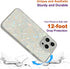 iPhone 15 Pro Case Compatible with MagSafe, Cute Magnetic Hard Back Shockproof Phone Case - White Pearl Tort