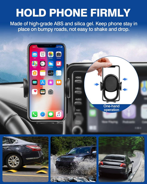 Custom Fit Car Phone Holder for 2019-2022 Toyota C-HR CHR, 8" Screen Mount with 360 Degree Rotation