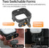 Sinyutia Insta360 1/4" Backpack Camera Cage for Go Ultra Accessories, Vertical Horizontal Extension Frame Adapter Mount