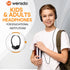 12 Pack Set (HY857,12 Kids Headphones Bulk for Classroom School Students, Durable Wholesale Class Headphones for Kids