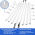 Cord Hider Wall for One Cord - 136in Cable Cover for Wires on Wall, Easy Install Cable Management