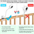 Baby Monitor Mount for HelloBaby HB6550/HB65/HB66/HB248, ANMEATE SM935E, 15.7" Flexible Clip Clamp Gooseneck Arm