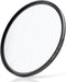 49mm Blue Streak Effect Filter, Premium Optical Glass 360 Rotatable Anamorphic Flare Special Effects Lens Filter