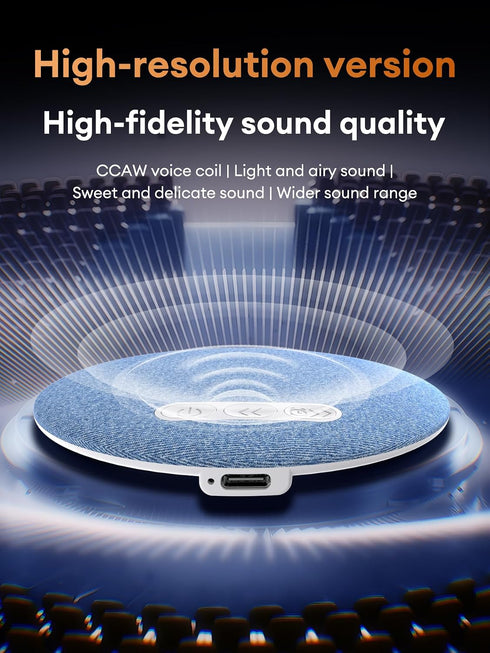 6.0 S1 ZOMBIES CAT Under Pillow Speaker for Sleeping, Bluetooth Sleep Speaker with White Noise & Sleep Timer, Thin