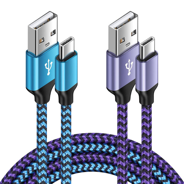 Shopify SEO: 6FT USB A to Type C Fast Charging Cable (2 Pack) for Samsung Galaxy S24/S22/S23, Google Pixel 8, iPhone 15.