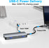 Aibilangose 2 8 1 Docking Station Dual Monitor for Dell/HP/Lenovo/Mac Laptop, USB C Laptop Docking Station Dual