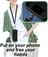 iPhone 11 Case, with 360° Rotatable Ring Holder Kickstand & Strap Lanyard, Premium Liquid Silicone, White