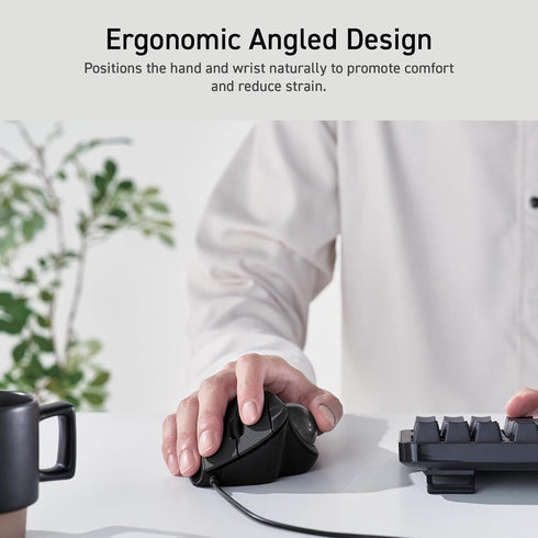 ELECOM Ergonomic Trackball IST Wired USB-A Connection, Super Smooth Tracking, 36mm Ball, Compatible with Windows/Mac