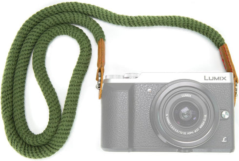 MegaGear SLR, DSLR Sierra Series Genuine Leather Camera Shoulder or Neck Strap