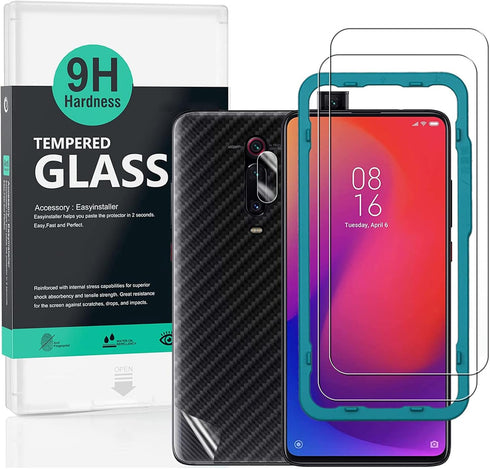 Ibywind Screen Protector for Xiaomi Mi 9T/Redmi K20/K20 Pro, with 2Pcs Tempered Glass & Camera Lens Protector