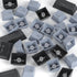 Guffercty kred 61-Keys PBT 60% Keycaps, Shine-Through OEM Profile, Backlit US Layout for 60% Mechanical Keyboard (61