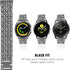 Dsytom Compatible with Samsung Galaxy Watch 42mm Band + Bezel, 20mm Diamond Strap Bracelet for Galaxy Watch 4 Classic
