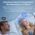 Gugxiom Foldable Bone Conduction Music Box for Sleep, Wireless Bluetooth Speaker with White Noise & Timer, Portable