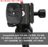 2 Pieces Tripod Quick Release Plate QB-4W (43 x 43 mm/1.7 x 1.7 Inch) Adapter Mount for Tripods and Cameras