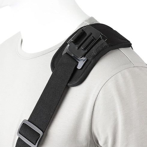 PellKing Single Shoulder Strap Mount for GoPro AKASO and Other Action Cameras