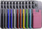 BIAJIYA Card Holder for Back of Phone, Stick-on ID Credit Adhesive Silicone Pouch Wallet for All Smartphones