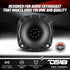 DS18 PRO-TWN2PL 3" High Compression Bullet Tweeter, 1" Polyester Voice Coil, Neodymium Magnet, Best in Pro Audio (1