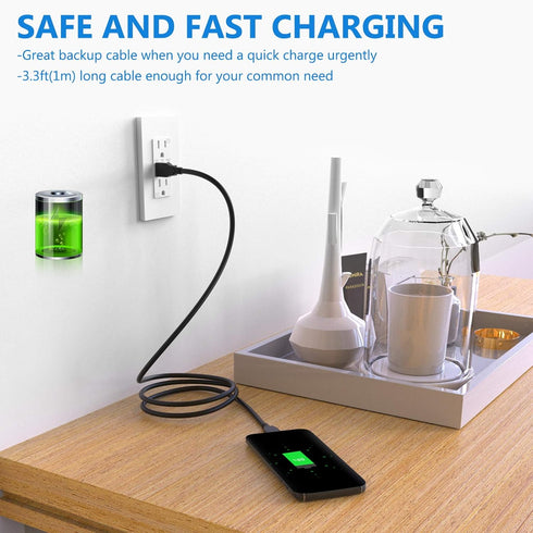 ITD ITANDA USB 3.0 Micro Cable, 3.3ft USB 3.0 A to Micro B Charger for Samsung Galaxy S5, Note 3, WD My Passport Hard