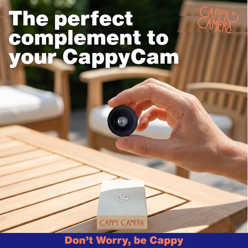 CAPPY CAMERA Set 235 Y2K Screw-On Lens - Wide Angle & Fisheye Lens Kit - Specifically for Cappy Retro Digital Camera