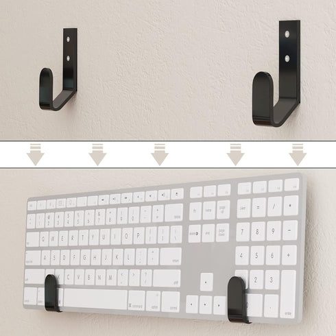 Universal Keyboard Wall Hanger, Storage Organizer for Gaming Mechanical Keyboards, Compatible with Logitech/Razer