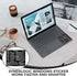 Synerlogic Windows PC Reference Keyboard Shortcut Sticker, Vinyl, No-Residue Adhesive for PC Laptop or Desktop