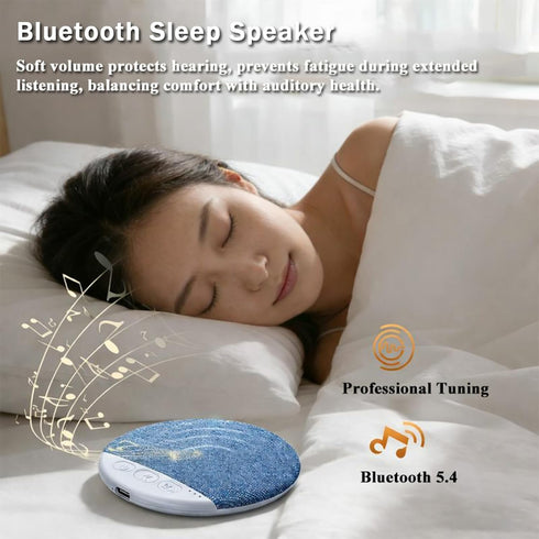 Generic 6.0 (2pcs) Ultra-Thin Bluetooth Pillow Speaker with Bluetooth - Bone Conduction Technology, Sleep Pillow