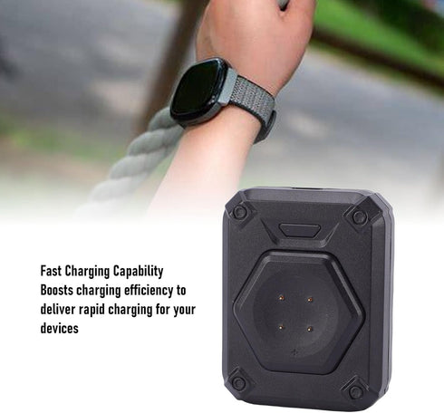 HEEPDD Portable Charger Power Bank, Fast Charging with LED Indicators for Pixel and Versa Sense Ace LTE Smartwatches