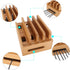 Bamboo Wood Multi-Device Desktop Dock Station Charger Holder Compatible for iPhone 13 12 11 Pro Max XS XR X 8 7 Plus.